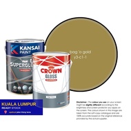 1 Liter and 5 Liter - BAG 'O GOLD Y3-C1-1, Kansai Paint, Crown Gloss / PAR Supergloss (Solvent Base 