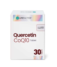 [With Free Gift] Life Factor Quercetin Plus CoQ10 Tablet For Heart Muscles Energy Booster Immune Boo