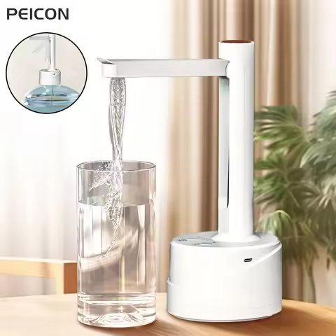 Electric Water Gallon Bottle Pump Folding Water Bottle Pump Automatic Desktop Water Pump 19 Liters R