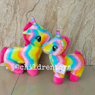 Rainbow unicorn doll / colorful unicorn doll