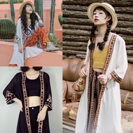 Long Coat Bohemian Northern Travel Outfit