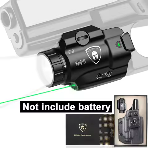 Fit Glock17/19 Gen 3-5,Glock22/23/31/32 Gen 3-4,Glock19X/44/45,Not Provide Battery,Compact Mounted l