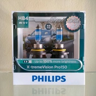 Philips Car Headlight Bulb X-treme Vision Pro150 +1 HB4 Genuine 1
