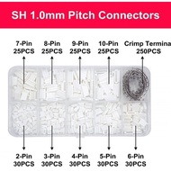 【ZISG】SH1.0mm Pitch Connector and Crimp Terminal Kit 2P 3P 4P 5P 6P 7P 8P 9P 10P