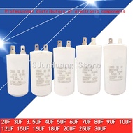 DIP motor operation capacitor CBB60 500VAC 2UF 450VAC 3UF 3.5UF 4UF 5UF 6UF 7UF 8UF 9UF 10UF 12UF 15