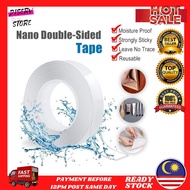 DISERVSTORE Super Strong Double Sided Nano Tape Traceless Washable Reusable Double Side Adhesive Tap