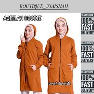 READY STOCK // AQEELAH HOODIE MUSLIMAH COTTON // PILIHAN NUM 1 MUSLIMAH // FREEGIFT (BBA BRAND)