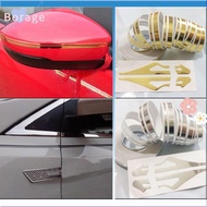 BORRAONE Car Body Decal  Multicolor Waist Line Pinstripe Steamline