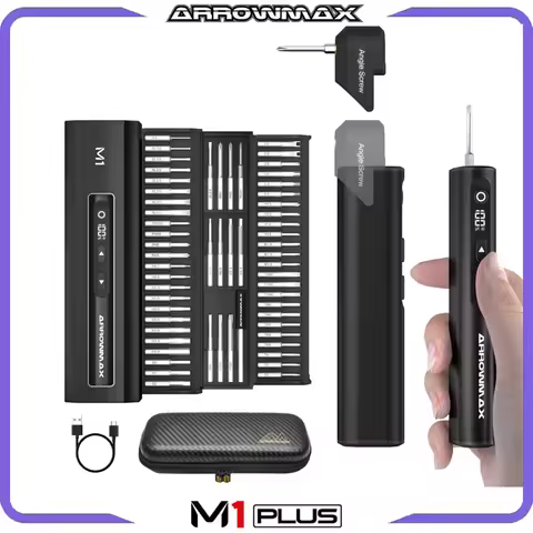 ARROWMAX Electric Screwdrivers Set Mini Precision Cordless Screwdriver Repair Tool Kit For Phone Cam