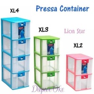 LACI CD DVD SUSUN LION STAR PRESSA XL / MINI CONTAINER SUSUN LION STAR