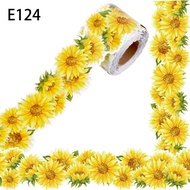 18.5m Wavy Flower Border Sticker / Classroom Blackboard Bulletin Board Sticker / Leaf Flower Border