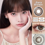 Kính áp tròng (0 .00-8.00) 14.0-14.5mm lens giãn tròng tự nhiên Original Big Eye Soft Girl Contact L