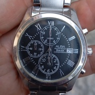 jam tangan alba chronograph second bekas original preloved