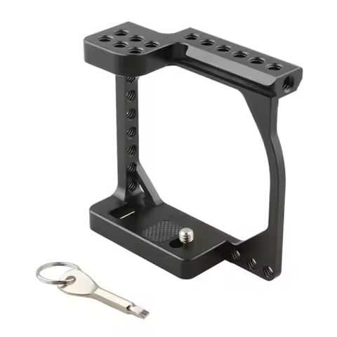Smart-Camera Cage Frame With NATO Rail For Sony A6000 / A6300 / A6400 / A6500 / A6600 Canon Eos Cage