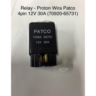 Relay - Proton Wira Patco 4Pin 12V 30A (70920-65731)