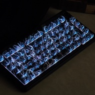 ปุ่มคีย์แคป PBT สำหรับคีย์บอร์ดกลไก wooting60 Ace68/99
