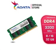 ADATA (แรม) 8GB/16GB/32GB RAM รุ่น DDR4/3200 SO-DIMM For Notebook - (ADT-S32008G22)