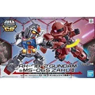 SDCS RX-78-2 Gundam 原祖高達 & MS-06S Char's C.A. Zaku II 紅彗星 馬沙 渣古2型
Bandai SD Cross Silhouette BB戰士
🚫不