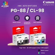 [Ready Stock] Canon PG-88 / CL-98 Original Printer Ink Cartridge For Pixma E510, E610, E500, E600 Pr