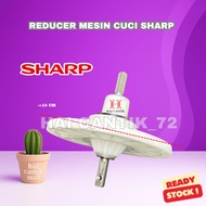 MESIN REDUCER SMALL GEARBOX FOR SHARP WASHING MACHINE 6–7 KG SHARP BRAND 2-TUBE WASHING MACHINE REDU