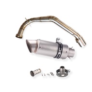 คอท่อ Honda Forza 350 วัสดุแสตนเลสเกรด304 + ปลายท่อ Akrapovic ฟรีแคทลดเสียง