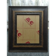 KAYU Photo Frame / Antique Brown Wooden Frame 8R - acrylic