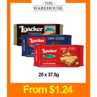 Loacker Classic Wafer, Napolitaner, Cremkakao, Fondente 25 x 45g - Local