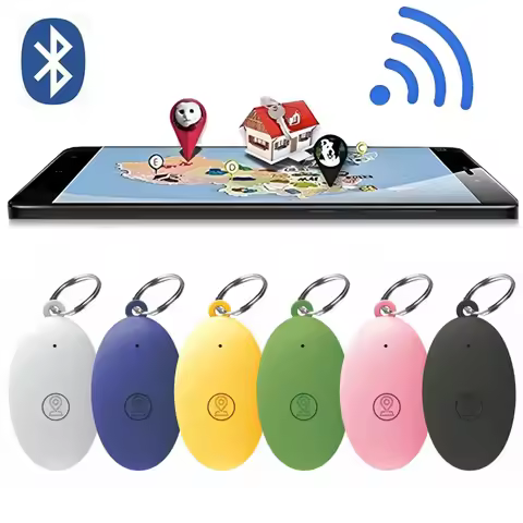 Mini Bluetooth GPS 5.0 Anti-Lost Devices Pet Kids Bag Rugby Type Wallet Locator Tracking For Ios & A