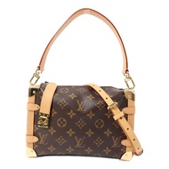 LOUIS VUITTON Monogram Side Trunk MM金扣手挽肩背兩用袋
