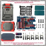 (E M K O) For  18650 Battery 15Core Battery Storage Box Case 21V 7MOS 4-Alloy High-Power Battery Pro