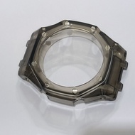 Transparent Mod Kit For Casioak GA2100 GA2110 GAB2100 PC Case Rubber Strap Cover For GA2100 GA2110 R