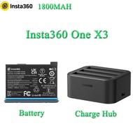 insta360 one x3 fast charge hub charging  and insta360 one x3 battery camera accessory dfsx