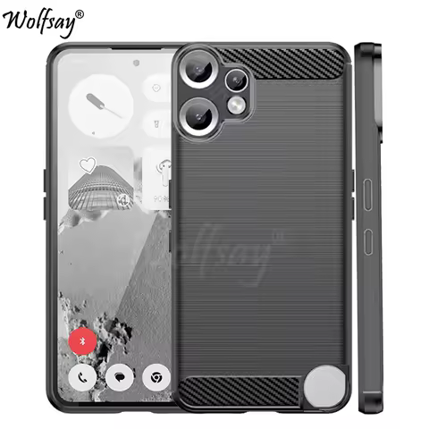 For Nothing CMF Phone 2 Pro Case Silicone Carbon Fiber Back Cover Nothing CMF Phone 2 Pro Case For N