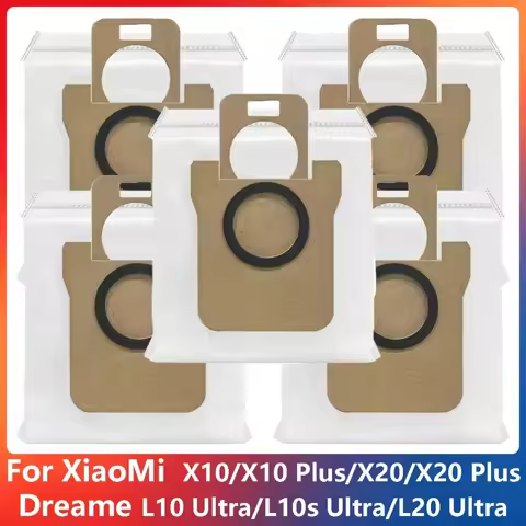 5 Bags Compatible for Xiaomi X10, X10+, X20+, X20 Max, S10, H50 Pro，H40, L10s Ultra, L20 Ultra, L10 