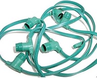 Autour de Minuit 5EEX417 Garland B22 Rubber 9 m Long Green