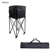 Bothyi Storage Cart Portable Ball Hopper with Wheels Pickleball Cart Foldable Pickleball Hopper High