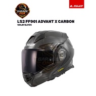 LS2 FF901 Advant X Carbon Modular Helmet Flip Up Helmet Carbon Fiber Helmet ECE22.06 P/J Lightweight