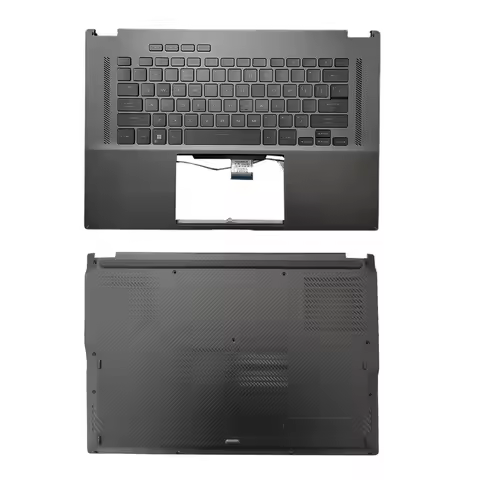 Used For ASUS ROG Flow X16 GV601 GV601R GV601RM LCD Back Cover+Palmrest with US Keyboard + (New) Bot