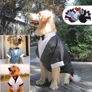Big dog clothing, formal wear, pet suit, dog pet clothing, big dog cotton suit, funny clothing