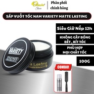 VARIETY MATTE LASTING MEN'S HAIR WAX - 100gr, Super hold for 12 hours.