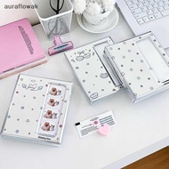 auraflowak Cartoon 4 Grid Idol Card Photo Booth Album For 40 Pcs 2x6 Inch Photo Strips Bookmark 20 P