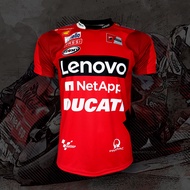 เสื้อยืดคอกลม T-shirt MotoGP Ducati Lenovo เสื้อยืดโมโตจีพี ทีม ดูคาติ เลโนโว่ #MG0016 รุ่น Francesc