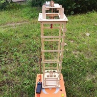 [Devoko] Wooden Scientific Experiment Kit for Model Elevator, Construction Kit, Electric Elevator To
