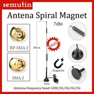 58cm 7dbi Magnetic Spiral Antenna 7 dbi Modem Signal Booster/ High School Male Female Signal Booster