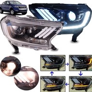 FORD RANGER HEAD LAMP T7 LED RUNNING SIGNAL MUSTANG RANGER HEADLAMP Ranger head lamp mustang 4x4 Car