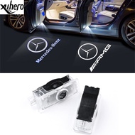 For Mercedes Benz CLA CLS C207 A207 C205 A205 C218 W218 car door logo light LED Automobile welcome a