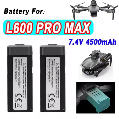 7.4v 4500mah L600 Pro Max Drone Battery Spare Parts Propellers Accessories L600 PRO MAX Battery