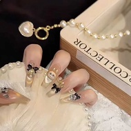 {Labubu} Handmade Wearable Nails High-End Manicure Patch Finished Fake Nails Removable