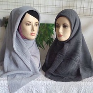 BMO-Pleated square Hijab