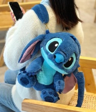 ของแท้ Disney 28 ซม.Stitch Angel ตุ๊กตาของเล่นการ์ตูนน่ารัก Lilo & Stitch ตุ๊กตา Plush โยนหมอนตุ๊กตา